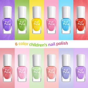 12 Color Kids Gel Nail Polish <b>Set</b> Water Based Peelable Non Toxic Quick Dry Rainbow Cartoon LED Cure for Toddlers Age 3 Plus - Product Image 3