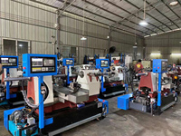 Machine de tournage CNC pour métaux, équipement automatique de tournage de tubes pour l'acier inoxydable, l'aluminium, le cuivre, les quincailleries et l'éclairage