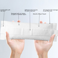 Packs de compresse froide instantanée absorbante jetables pour soins post-partum OEM, pack de glace périnéale, fournitures de thérapie de réadaptation