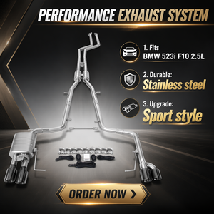 สำหรับ BMW <span class=keywords><strong>F10</strong></span> F18การ <span class=keywords><strong>N52</strong></span> 520i/523i/525i/<span class=keywords><strong>528i</strong></span>/530i ท่อไอเสียแบบ catback ประสิทธิภาพของ valvetronic ให้เสียงไอเสียที่แตกต่างกัน - Product Image 1