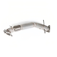 MPER pour Range Rover Evoque 2.0T T304 Downpipe en acier inoxydable avec bouclier thermique, mise à niveau turbo, son sportif, Plug and Play