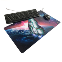 Tapis de souris de jeu XXL personnalisé 14x24 pouces, grand format, antidérapant, résistant à l'usure, imperméable pour PC portable, fourniture d'usine