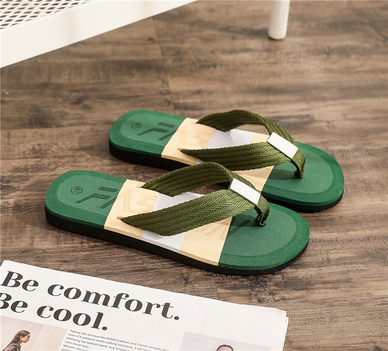 Foam Summer Beach Flat Shoes Outdoor Casual Men Flip Flops Slippers Wholesale