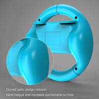 Volant de course pour Joy-Cons gauche et droit avec poignée ergonomique, connexion filaire, moule exclusif