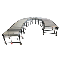 Système de convoyeur motorisé intelligent Convoyeur à rouleaux de déchargement de chargement de camions conteneurs PLC Convoyeur à rouleaux motorisé
