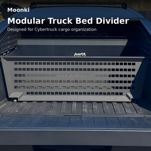 Séparateur de cargaison Cybertruck, organisateur de benne de camion modulaire, panneau MOLLE en alliage d'aluminium pour outils, équipement de camping et de sport - Product Image 2