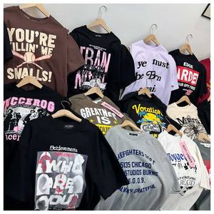 Factory Clearance Bulk Wholesale Cotton Women's Summer <b>T</b>-<b>Shirts</b> Hong Kong Origin Mixed Styles in <b>Bundles</b> - Product Image 3