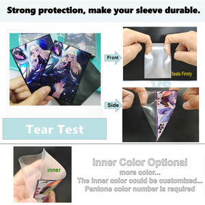 HCT Custom Anime Trading Card Sleeves Solid Art Imprimé 62x89mm PVC pour Yugioh MTG TCG pour Gaming & Collection - Product Image 2