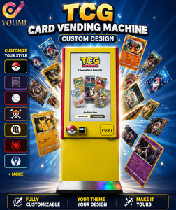 Distributeur automatique intelligent multi-paiements et écoénergétique de cartes à collectionner Pokémon TCG pour station de vente au détail autonome de cartes TCG de collection - Product Image 1