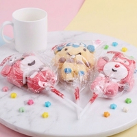 Sucettes en guimauve pour enfants, boîte de 18 pièces, bonbons sucrés pour fêtes, vente en gros