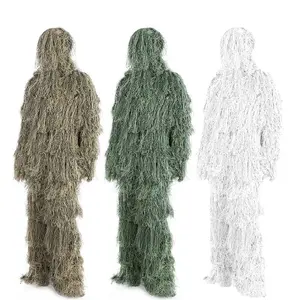 Chasse enfants enfants bois Camo Sniper Ghillie costume vêtements bois tactique uniforme vêtements Ghillie costume