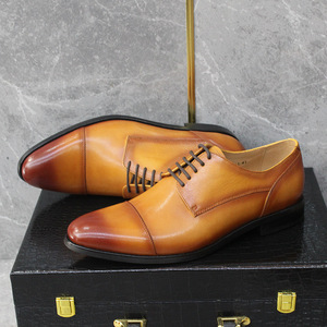 Zapatos Oxford de Cuero Formales de Alta Calidad para Hombre, Casuales de Negocios, de Oficina, de Lujo, Transpirables, Ligeros, Antideslizantes para Otoño - Product Image 4