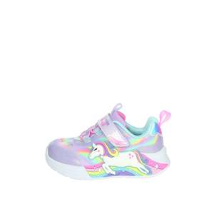 Skechers Baskets pour filles, motif licorne arc-en-ciel lilas, taille 13 - Product Image 1