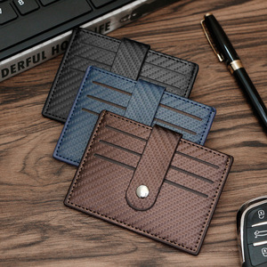 New Handcrafted Minimalist Slim Multi-Function Card Holder for Men Exquisite <b>Compact</b> Coin Purse - Product Image 4
