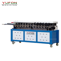 YUFON Équipement de production de conduits facile à utiliser, fabricant de machines de formage de brides en acier TDF T-12