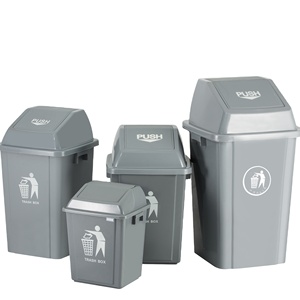 Cheap indoor smart 40L 60L 100L plastic trash can rubbish trash waste recycling bin dustbin with lid for home and office use