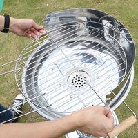 Camping en plein air Portable Tandoor Gril Jetable Fumeurs Gril bbq Fournitures Barbecue Au Charbon De Bois