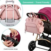 Sac à langer grande capacité personnalisé BSCI Factory, nouveau sac à main tendance pour maman, idéal pour les situations spéciales