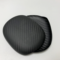Étui pour écouteurs en fibre de carbone véritable de luxe ultra-fin, résistant aux chocs et à l'usure, pour Max 2024