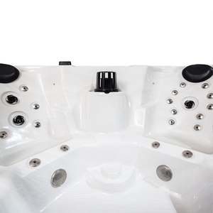 Baignoire autoportante haut de gamme avec jets d'air massants, en acrylique, pour salle de bain moderne - Product Image 5