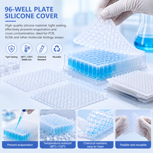 Cubierta de Silicona Degao para Placas de 96 Pocillos, para Experimentos de PCR y ELISA, Evita la Evaporación y la Contaminación - Product Image 2