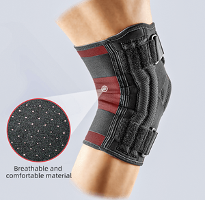 Soporte de Rodilla Transpirable de Neopreno con Cuatro Resortes, Protector de Rodilla Ajustable para Movimiento del <span class=keywords><strong>Pie</strong></span>, para Seguridad en el Fitness - Product Image 6