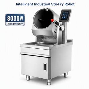 Máquina Profesional para Saltear Alimentos con Tambor Electromagnético de 8000W, Robot de Cocina Automático con Pantalla Táctil Inteligente para Cocina Comercial - Product Image 2