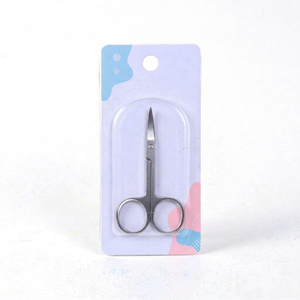 Tijeras para Cejas de Acero Inoxidable con Cuchilla Recta Afilada para el Cuidado de la Belleza - Product Image 3