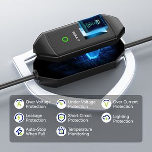 BOULT Pengisi Daya EV Portabel Pintar Tipe-2 32A 7KW IP65 Baru dengan Layar 2.8 inci Kabel 5M Kompatibel dengan Aplikasi Tuya Garansi 24 Bulan - Product Image 5