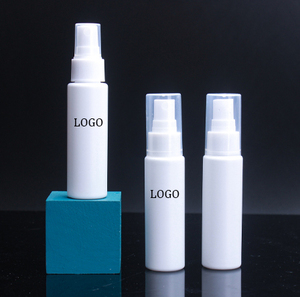 High Quality 40ml Portable HDPE Plastic Cosmetic Packaging Refillable Round Press <b>Pump</b> <b>Small</b> Spray Bottle Skincare Lotion Bottle - Product Image 1