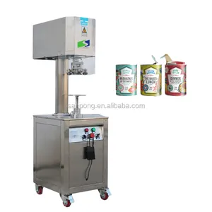 2024 New Manual Automatic Can Seamer semi automatic Tuna fish tin Cans sealing machine for cup