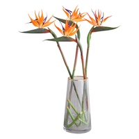 Fleur artificielle Oiseau de paradis, décoration d'intérieur, plante en pot, bouquet de mariage, petite branche de verdure