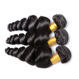 Extensiones de cabello humano Virgen, <span class=keywords><strong>9A</strong></span> alta calidad brasileña humano Remy pelo natural, onda suelta cabello humano - Product Image 3