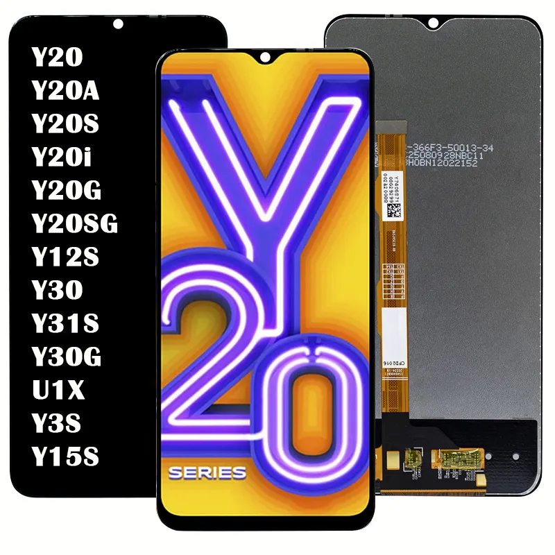 guangzhou lcd supplier wholesale mobile phone replacement lcd screen for VIVO Y12s Y20 Y30 Y20A Y20S Y20i Y20G Y3S Y15S U1X