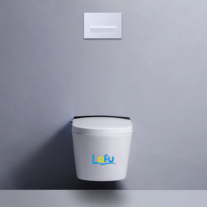 Filigrane électrique <span class=keywords><strong>Wc</strong></span> capteur de pied chasse d'eau automatique salle de bains mur suspendu Intelligent toilettes intelligentes - Product Image 3