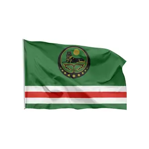 Nhà Máy Bán buôn tùy chỉnh chechnya chechen Cờ biểu ngữ 90x150 cm tschetschenische cờ