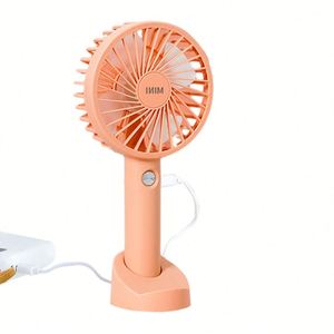 Rechargeable <b>Mini</b> <b>Desk</b> Fan Portable USB Charging Cute Design Handheld Table Top Fan for Office Use - Product Image 2