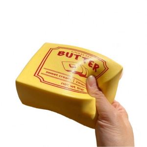 2026 Meilleures ventes : Jouets anti-stress super moelleux en forme de bâton de beurre, à remontée lente, à presser, jouets sensoriels réalistes en forme d'aliments - Product Image 4