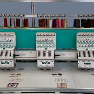 Máquina de Bordar Computarizada SNWSIM de 12 Cabezas, Comercial e Industrial, para Bordado Plano en Prendas - Product Image 2