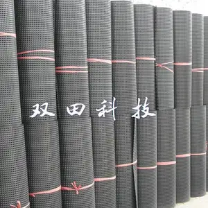 Sample-available <strong>Black</strong> HDPE HIPS Plastic Drainage Sheet Dimple <strong>Drain</strong> Cell <strong>Board</strong> for Road, Basement and Roofing Earthwork - Product Image 1