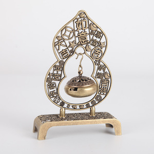 Backflow alloy copper incense burner <b>ornament</b>, household <b>small</b> hanging incense burner, aroma diffuser, indoor sandalwood - Product Image 1