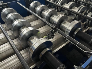 Automatische Hochgeschwindigkeits-Metall bodendeck walzen form maschine/Stahl bodenfliesen herstellungs maschine - Product Image 4