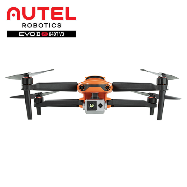 Autel Robotics EVO II Dual 640T Commercial Drone 50MP 4K Camera 15km Transmission Rugged Bundle with Obstacle Avoidance