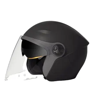 时尚加厚保暖衬里摩托车头盔ABS加固抗冲击电机头盔