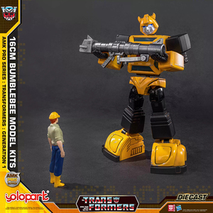 Yolopark <span class=keywords><strong>Transformers</strong></span> <span class=keywords><strong>Bumblebee</strong></span> AMK PRO Figurine de collection officielle pré-assemblée en métal moulé sous pression de 16 cm, Génération 1 - Product Image 5