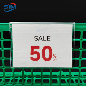 Porta Prezzi in PVC Trasparente con Clip Senza Attrezzi, Certificato CE, Formati A6/A7/A8 per Esposizione Prezzi nei Negozi - Product Image 5