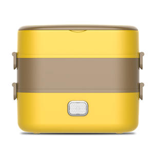 Boîte à lunch électrique en acier inoxydable 1,3-1,5 L, auto-chauffante, multifonction, boîte bento, cuiseur à riz, conservation de la chaleur - Product Image 2