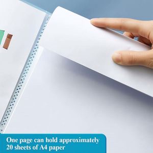 High Quality PVC Art Portfolio Display <b>Book</b> Folder with 60 Pockets Gold Supplier for Document Presentation - Product Image 3