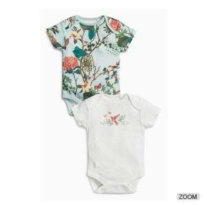 Combinaison pour bébé en coton 100% à imprimé floral et oiseaux, mode été 2017 - Product Image 1