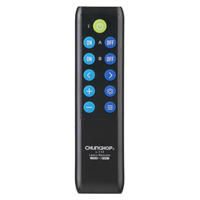 Télécommande universelle pour téléviseur avec gros boutons blancs et fonction d'apprentissage